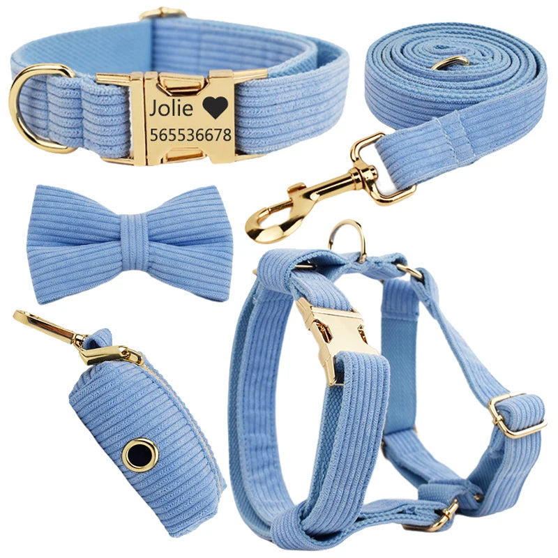 Red Polka Dot - Harness Leash Set