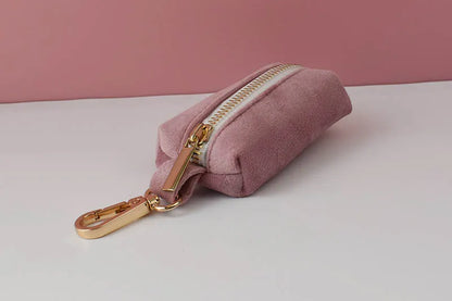 Light Purple Velvet Dog Collar & Leash Set