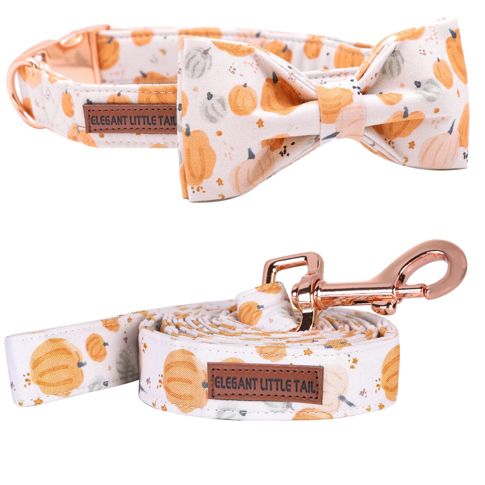 Elegant Little Pumpkin Collar and Leash