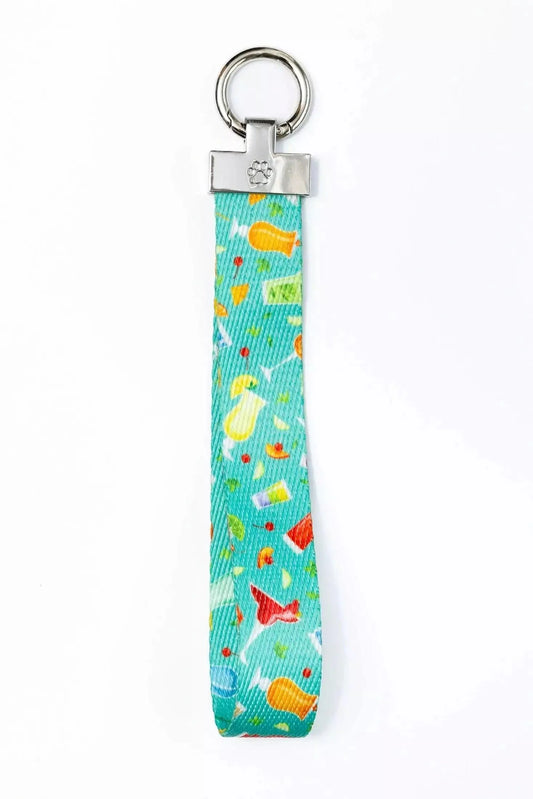 Seaside Sips Wristlet Keychain | Cutie Paw Co.