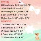 Elegant little tail Dog Collar with Bow - Fall Dog Collar Bow Thanksgiving Turkey Bow Girl Boy Pet Collar Soft Dog Bowtie Collar