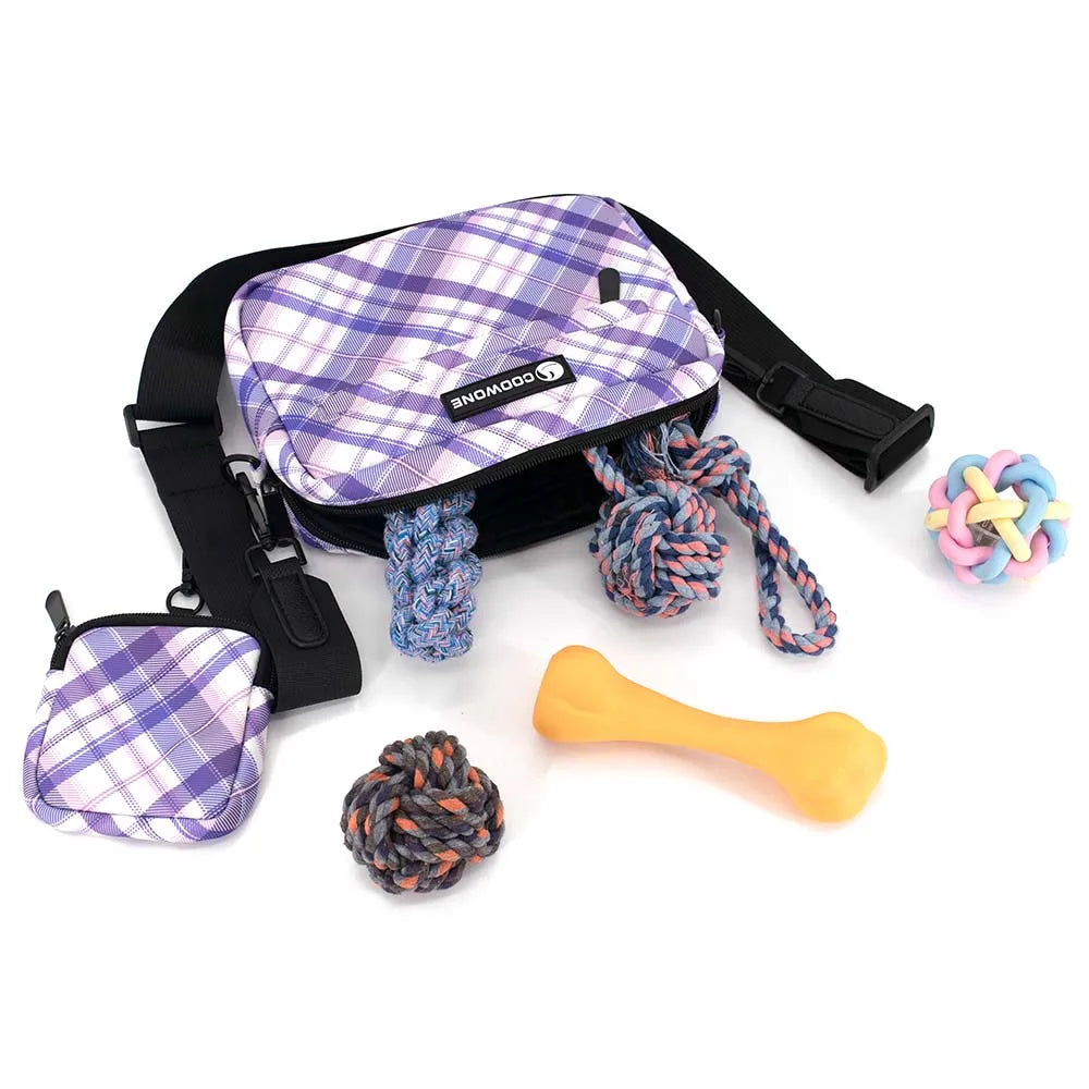 Purple Plaid GoGo Bag