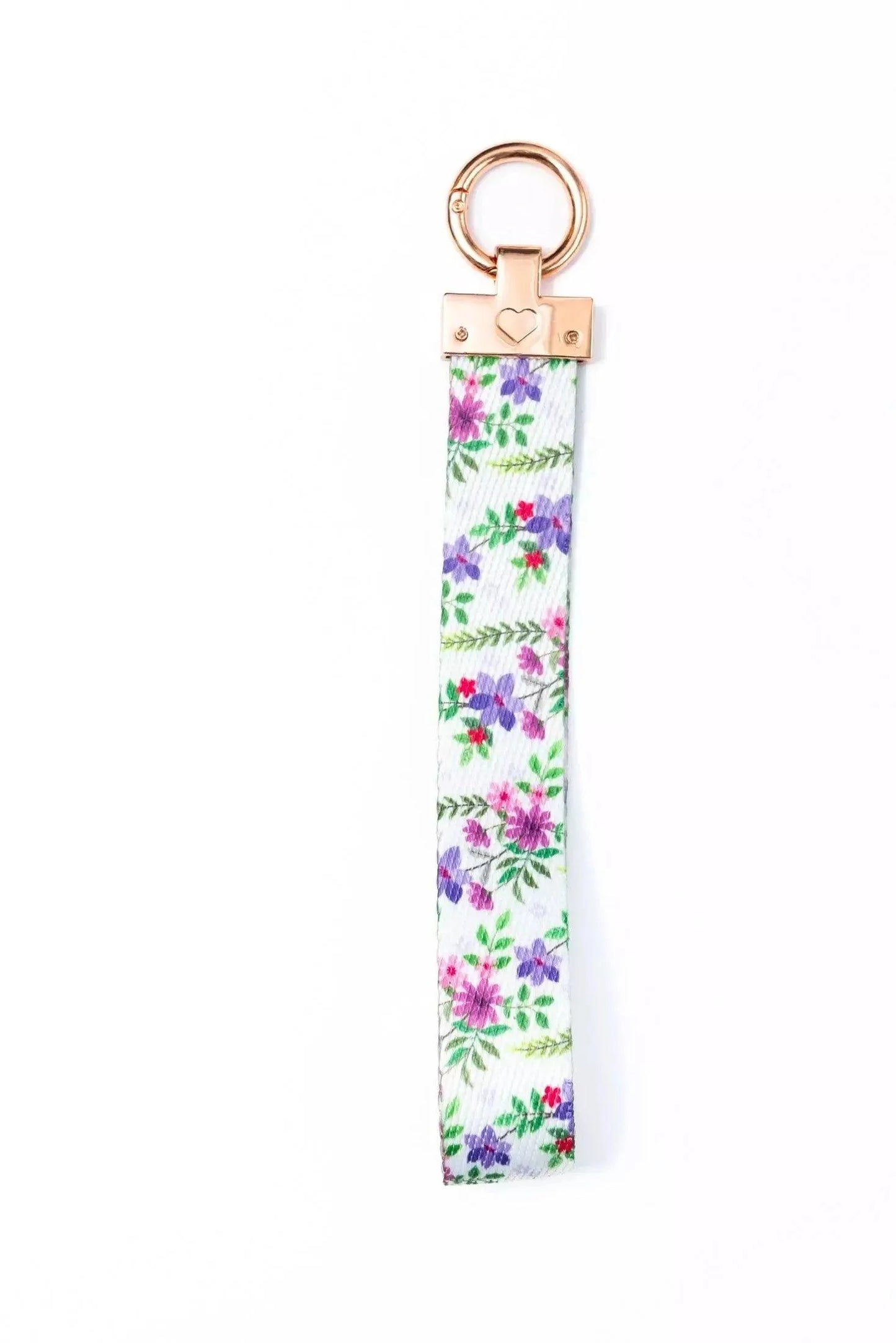 Wildflower Meadow Wristlet Keychain on dog — pet accessory close-up | Cutie Paw Co.