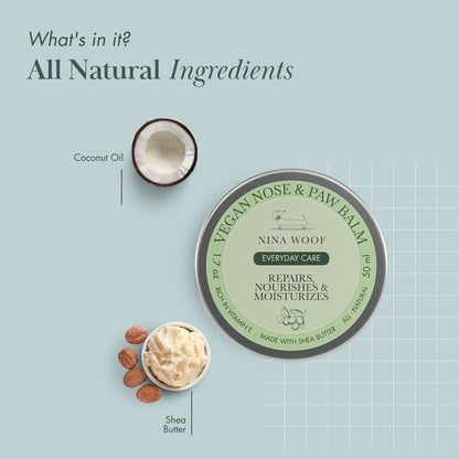 Dog Vegan Nose and Paw Balm detail view | Cutie Paw Co.