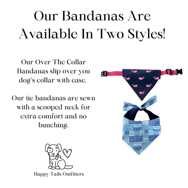 Plaid Dog Bandana
