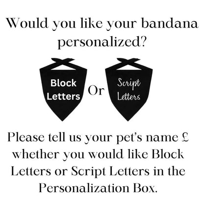 Spring Plaid Dog Bandana