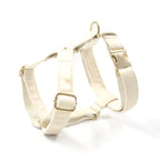 Soft White Velvet Collar, Harness, Bow/Bowtie, Leash, and Waste Bag Holder