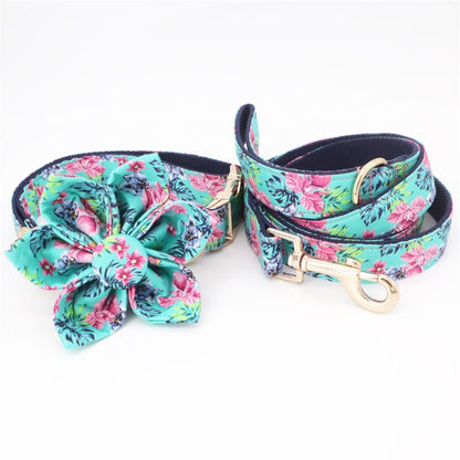 Aloha Vibe Collar, Leash, and Flower