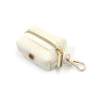Soft White Velvet Collar, Harness, Bow/Bowtie, Leash, and Waste Bag Holder