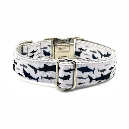 Shark Attack Collar detail view | Cutie Paw Co.