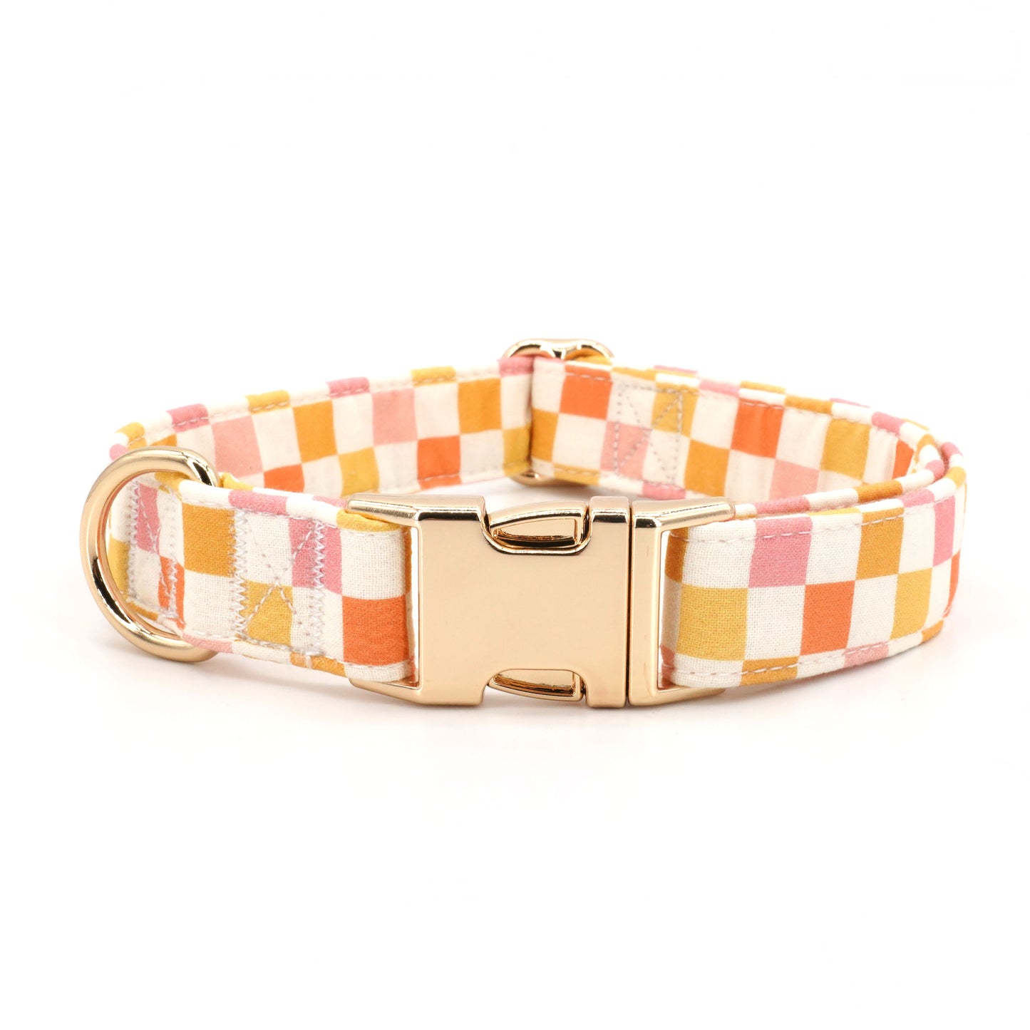 Creamsicle Collar, Leash, and Flower