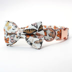 Mariposa Collar, Harness, Leash, Bow, Flower, Bandana, and Waste Bag Holder