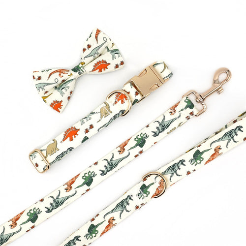 A-Roar-Able Dino Collar, Harness, Bowtie, and Leash