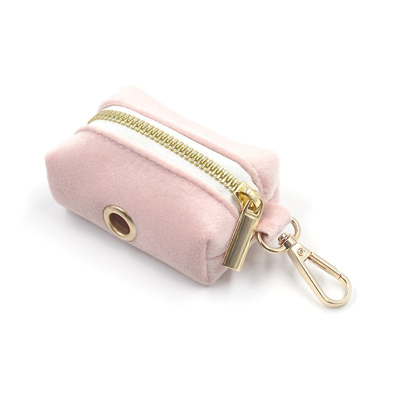 Cotton Candy Pink Collar, Harness, Bow/Bowtie, Leash, and Waste Bag Holder