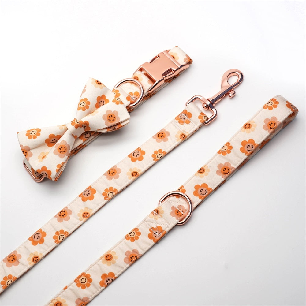 Happy Flower Collar, Leash, and Harness