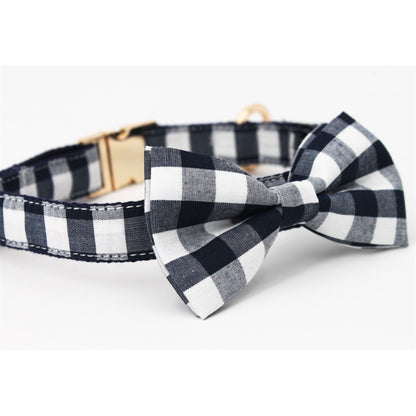 Gordon Plaid Collar and Bow Tie