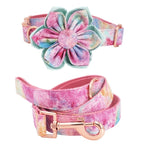Color Dream Collar, Flower, and Leash