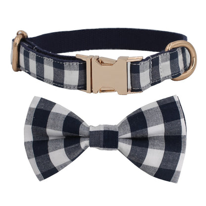 Gordon Plaid Collar and Bow Tie