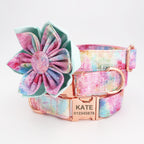 Color Dream Collar, Flower, and Leash
