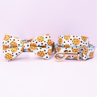 Cookie Monster Collar, Bow, and Leash | Cutie Paw Co.