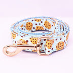 Cookie Monster Collar, Bow, and Leash