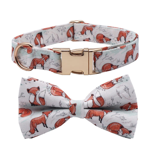 What Does the Fox Say Collar with Bow