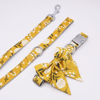 Pippy floral Collar, Bow, Leash, and Harness