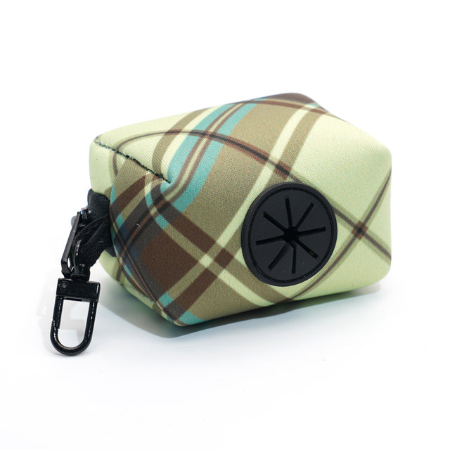 Duncan Plaid Collar, Leash, Bow tie, harness, and Waste Bag Holder