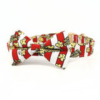 Whats Poppin? Collar, Leash, and Bow/Bowtie