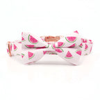 Delicious Watermelon Collar, Bow Tie, and Leash