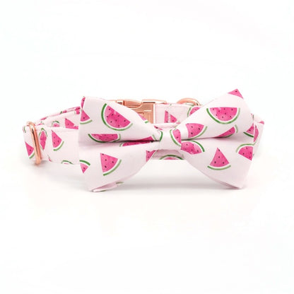 Delicious Watermelon Collar, Bow Tie, and Leash